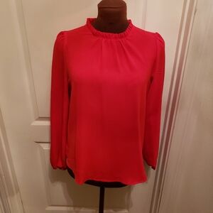 Forever 21 Vibrant Red Blouse